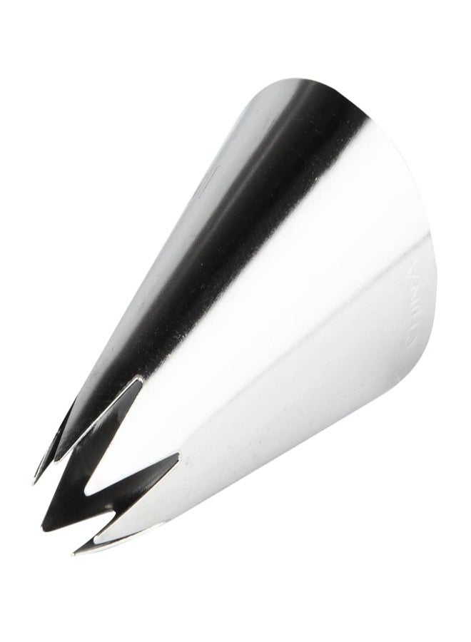 Restaurantware Pastry Tek Piping Tip 1 Open Star Decorating Tip - #1M Dent-Resistant Stainless Steel Icing Tip Dishwasher-Safe Decorate Cupcakes Cakes or Cookies - Image 2