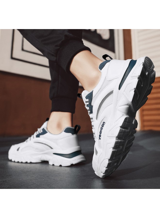 YEARCON Men's Shoes Autumn Style Mesh Shoes For Men, Men's Casual Shoes, Outdoor Sports Shoes, Thick Sole Dad Shoes, Running Shoes - Image 3