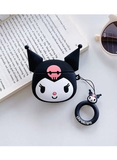For Bluetooth Headset Air Pods Pro 2 Generation Protective Case - Kuromi Protective Case - Silicone Drop Resistant Waterproof Case