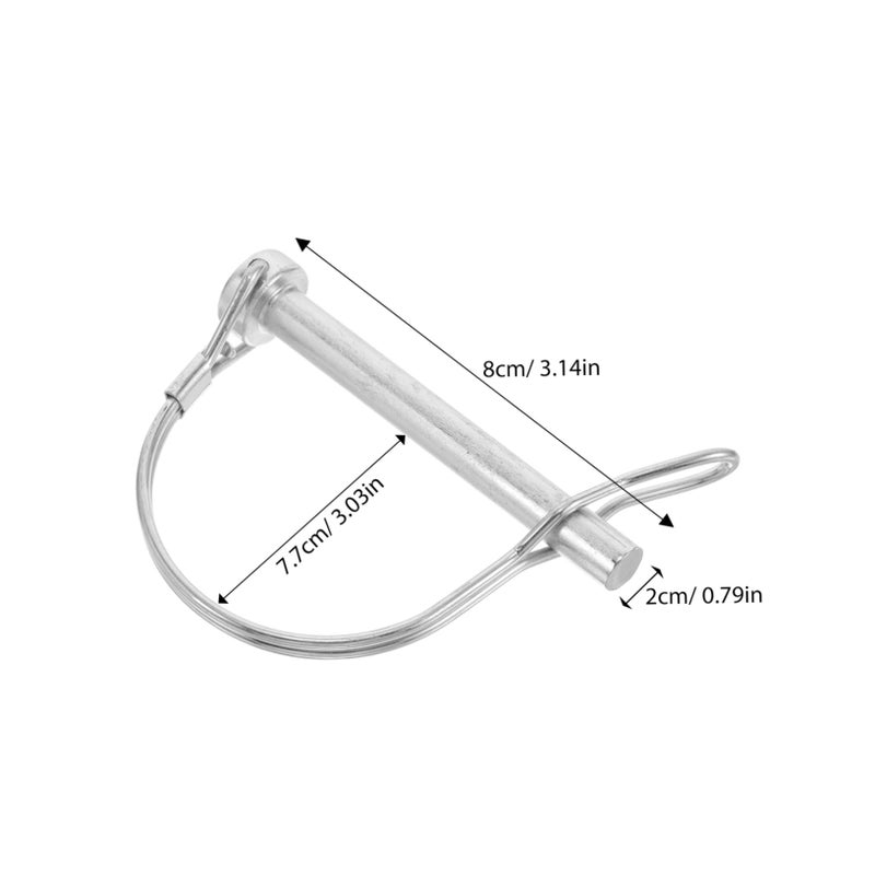 Heavy Duty Trailer Hitch Lock Pin Secure Coupler Latch Pin for Enhanced Safety Durable Construction User Friendly Design for Quick Connections Fits Standard - Image 3