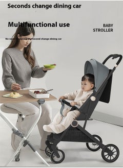 MaBaby Baby Stroller, Can Sit And Lie,Three Point Safety Belt Lightweight Stroller For Travel, With Handle And Pocket  - Image 5