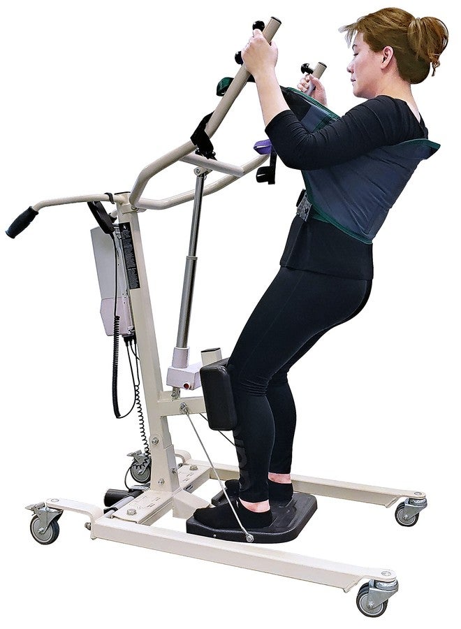 Tuffcare Sit to Stand Assist Standing Sling w/Belt (Large) fits Hoyer, Invacare, McKesson, Drive, Lumex, Medline, Joerns and Other Sit to Stand Lifts, Solid Fabric Polyester Patient Lift Slings - Image 4