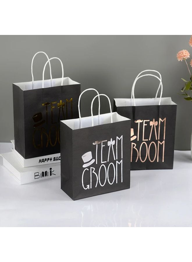 Wedding Favor Bags Bulk 6pcs Bride and Groom Candy Pouches Party Decor - Image 2