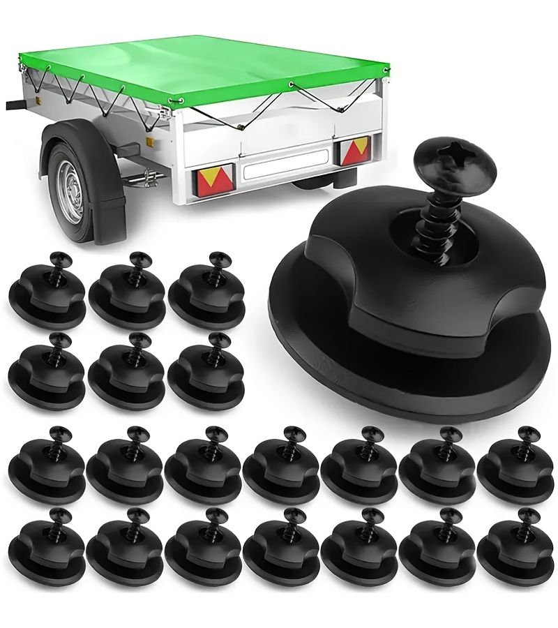 20pcs Car Hooks Trunk Storage Net Clip Interior Fasteners Universal Hook Additions - Image 3