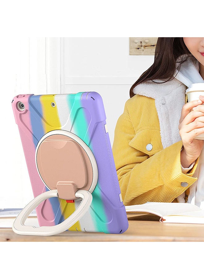Protective Ring Case Cover For Apple iPad Multicolor - Image 4