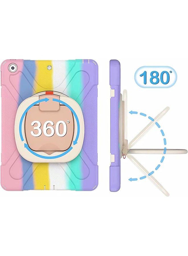 Protective Ring Case Cover For Apple iPad Multicolor - Image 3