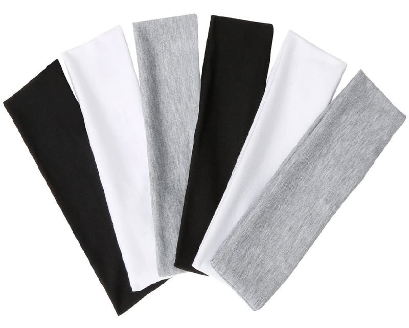 TERSE Hair Bands for Women's Hair Thin Cloth Headbands for Women Soft Stretchy Head Bands Solid Hair Hands - Image 1