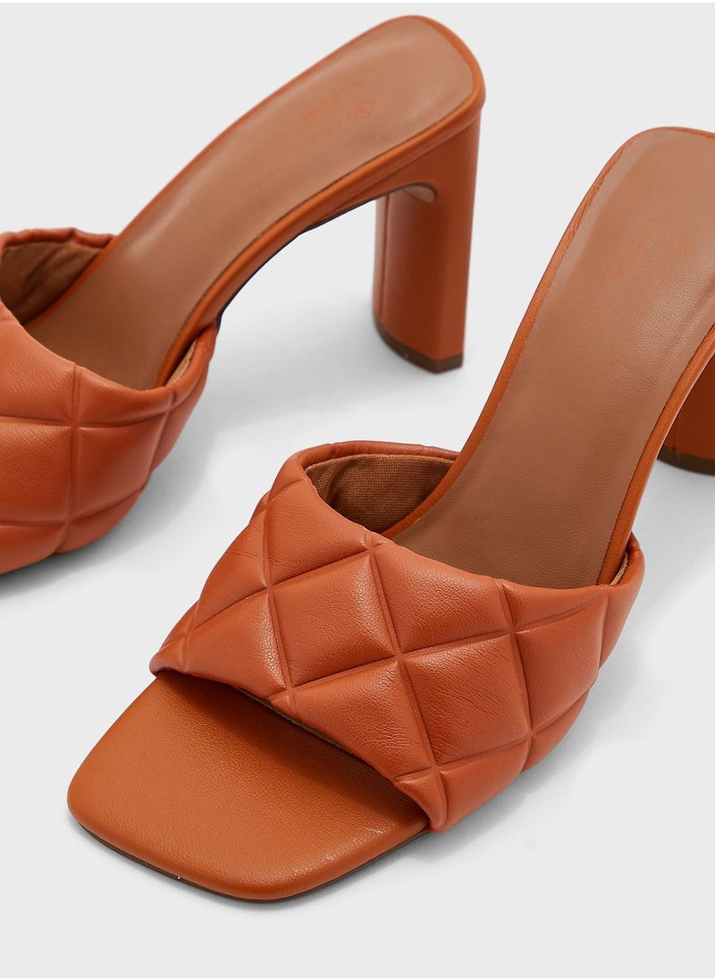 CALL IT SPRING - Annalie Quilted Sandals - Image 1