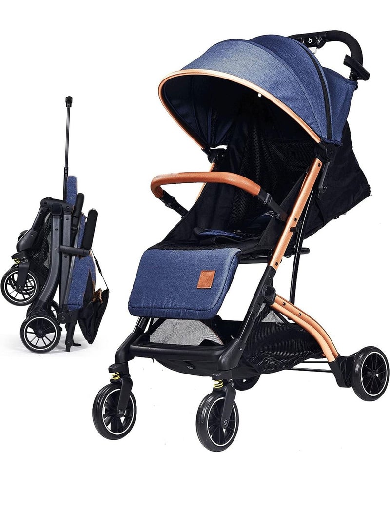 GT-Wheel Foldable Baby Stroller with canopy LIghtweight For Kids - Image 1