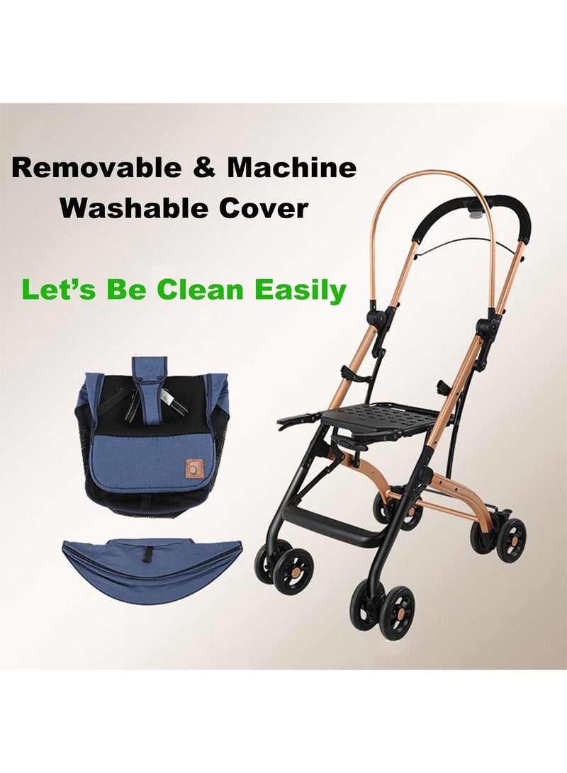 GT-Wheel Foldable Baby Stroller with canopy LIghtweight For Kids - Image 4