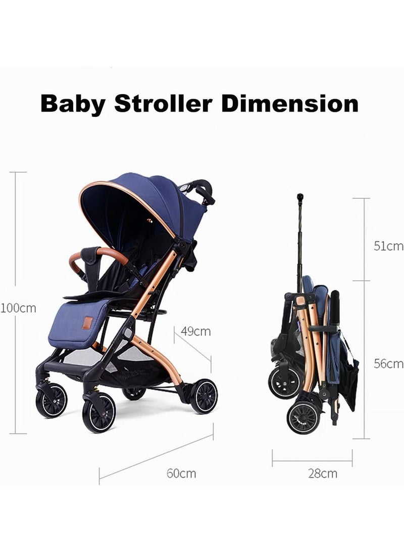 GT-Wheel Foldable Baby Stroller with canopy LIghtweight For Kids - Image 2