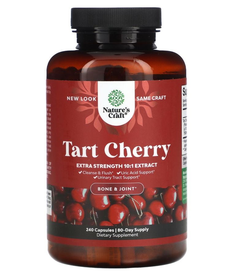 Nature's Craft Tart Cherry 240 Capsules (250 mg per Capsule)