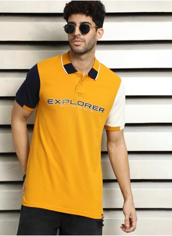 HIGH STAR - Men Yellow T-shirts - Image 1