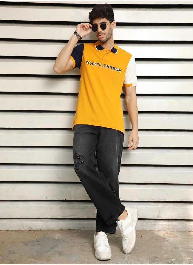HIGH STAR - Men Yellow T-shirts - Image 1