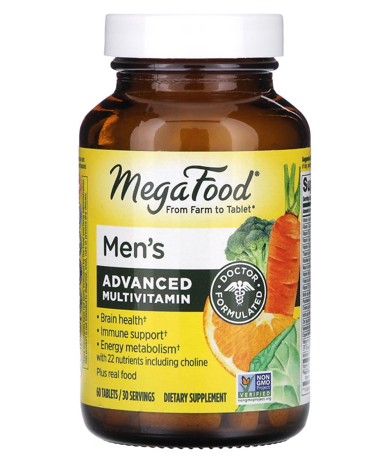 MegaFood Men's Advanced Multivitamin 60 Tablets
