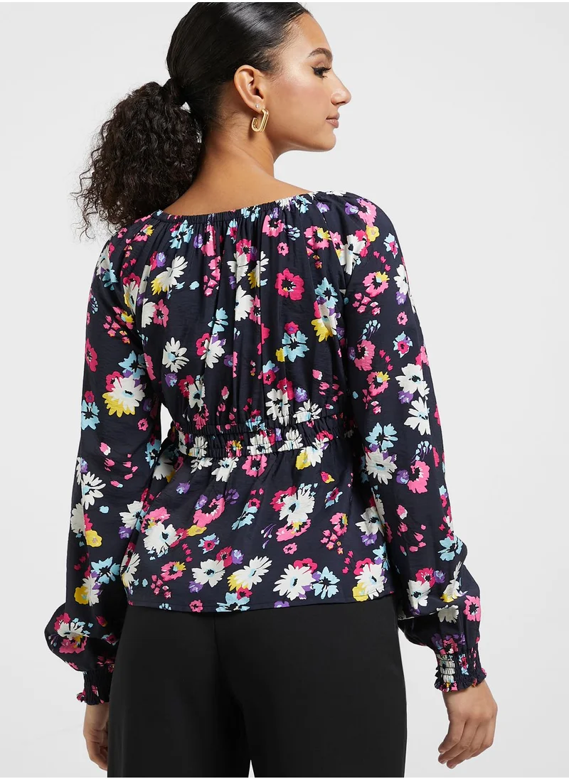 ONLY Square Neck Puff Sleeve Top