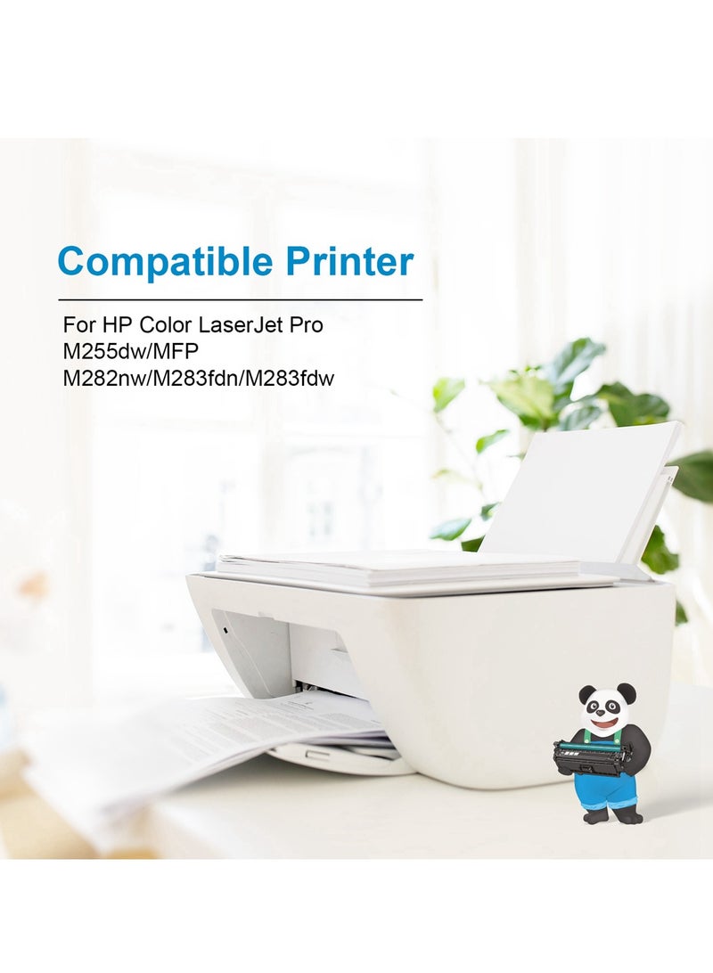 ASTA M283fdw Toner Cartridge 207A W2210A With Chip Compatible For HP Color LaserJet Pro M255dw MFP M282nw M283fdn Printer W 2210 207 A Laser Jet Black BK Pr - Image 3