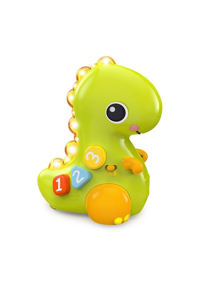Bright Starts - Go Go Dino Crawl & Count Activity Toy For Infants Rolls Lights Up Plays Music And More Ages 6 Months+ - Image 1