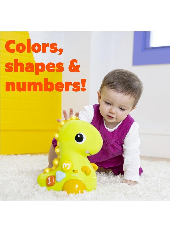 Bright Starts - Go Go Dino Crawl & Count Activity Toy For Infants Rolls Lights Up Plays Music And More Ages 6 Months+ - Image 1