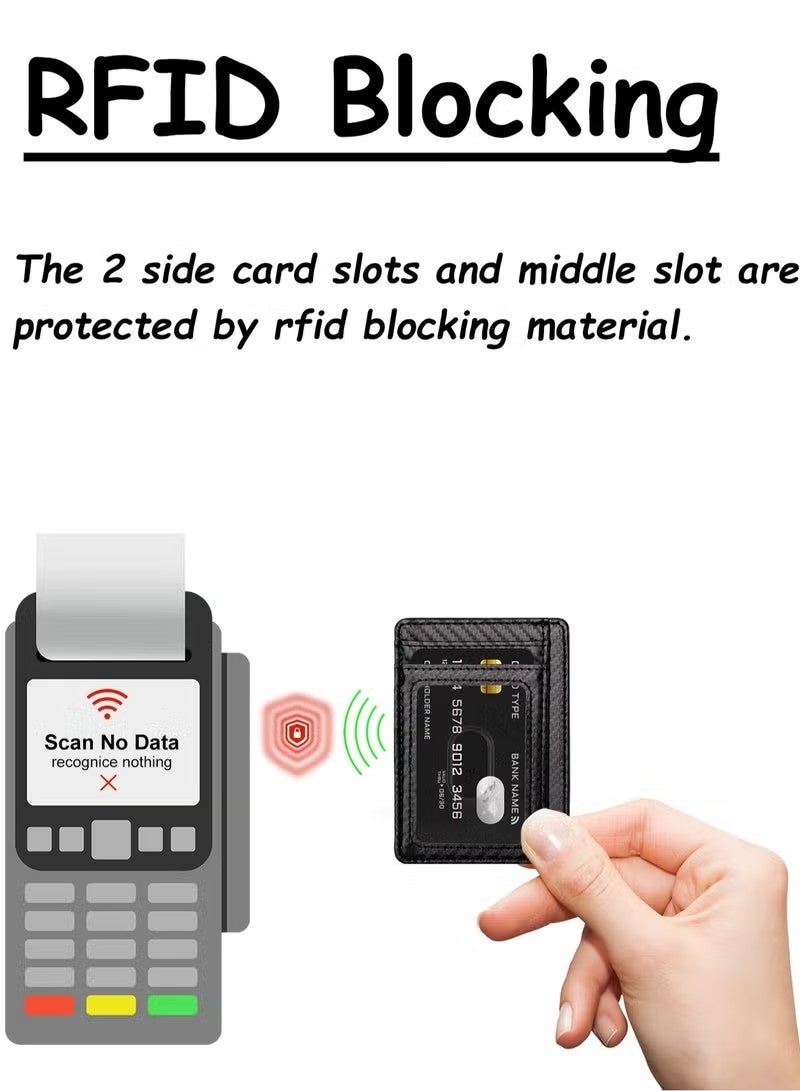 Premium Leather Wallet for Men – RFID Blocking, Minimalist Design, Card & Money Holder, Durable, Multi-Card Capacity - Image 3