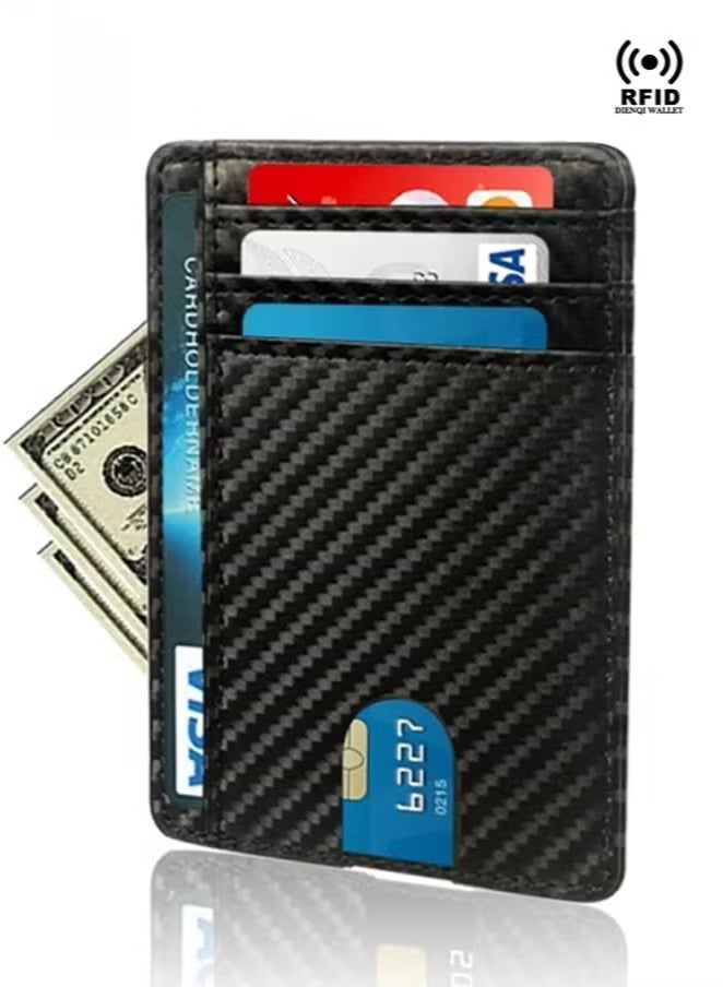 Premium Leather Wallet for Men – RFID Blocking, Minimalist Design, Card & Money Holder, Durable, Multi-Card Capacity - Image 1