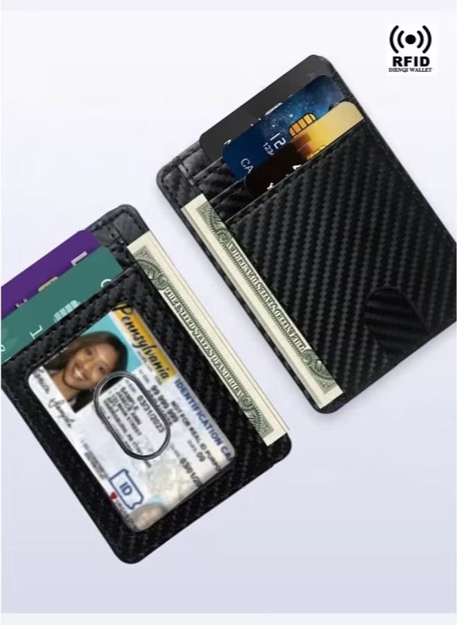 Premium Leather Wallet for Men – RFID Blocking, Minimalist Design, Card & Money Holder, Durable, Multi-Card Capacity - Image 5