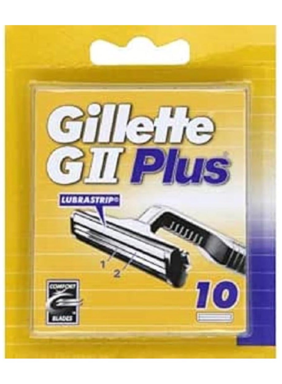 Gillette GII Plus Cartridges - Pack of 10