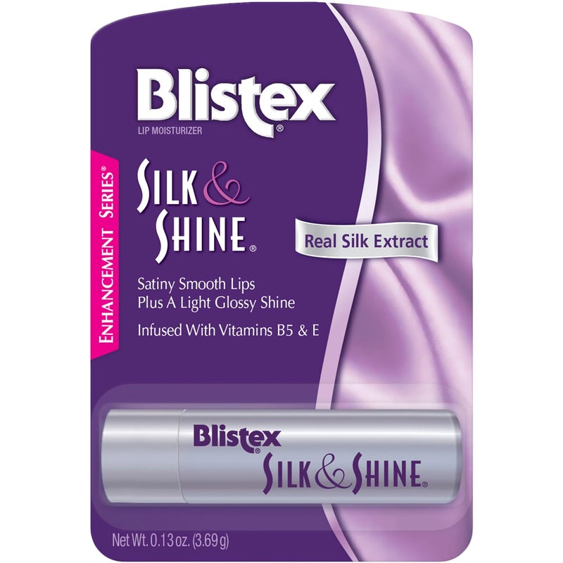 Blistex Silk  Shine Lip Moisturizer  Enhancement Series Real Silk Extract Infused with Vitamins B5  E 013 oz 369 g