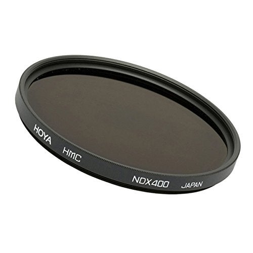 Hoya 55mm Neutral Density ND-400 X, 9 Stop Multi-Coated Glass Filter, Black (0686) - Image 1