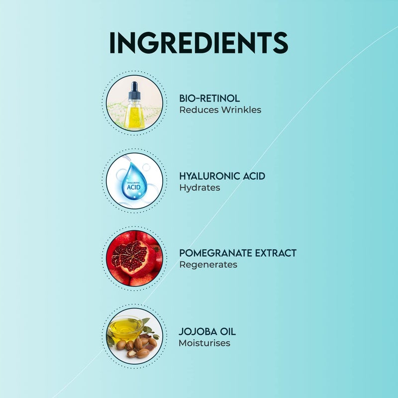 Jovees Herbal BioRetinol Revita Ageing Face Cream  Made with EcoCertified BioRetinol  Reduce Sign of Ageing Hyperpigmentation  Improves Uneven Skin Tone 50g - Image 3