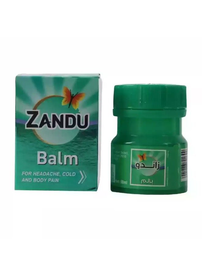 Zandu Balm Pain Relieving Balm For Headache Cold And Body Pain- 50ml - Image 2