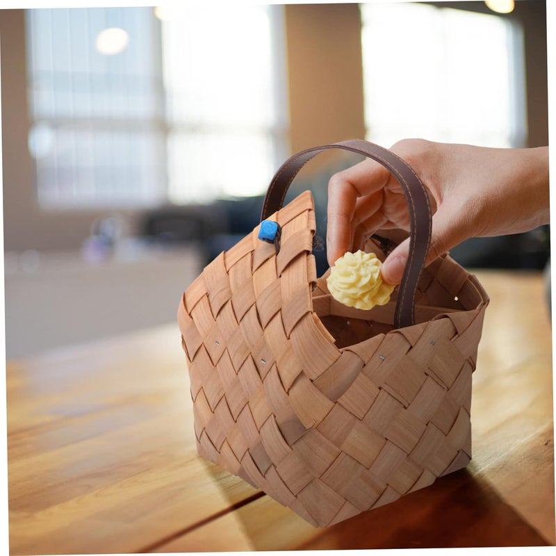 Hand-woven Basket Decorative Storage for Wrapping Fashionable Party Supply - Image 5