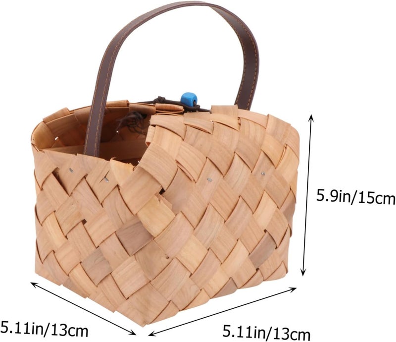 Hand-woven Basket Decorative Storage for Wrapping Fashionable Party Supply - Image 2