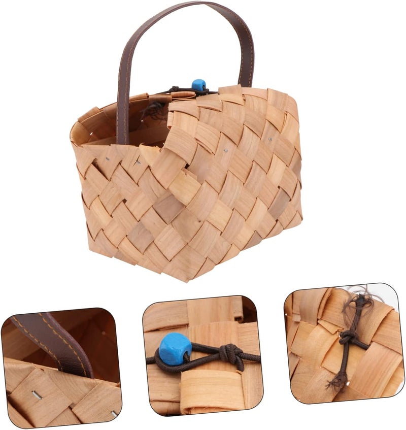 Hand-woven Basket Decorative Storage for Wrapping Fashionable Party Supply - Image 3