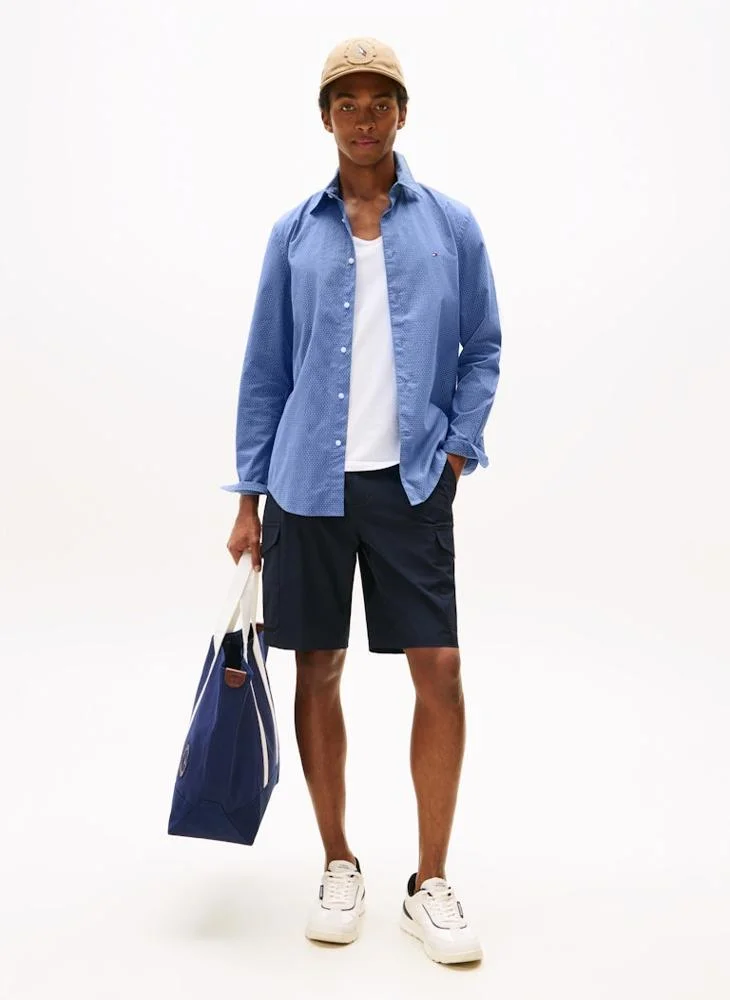 TOMMY HILFIGER Regular Fit Print Poplin Shirt