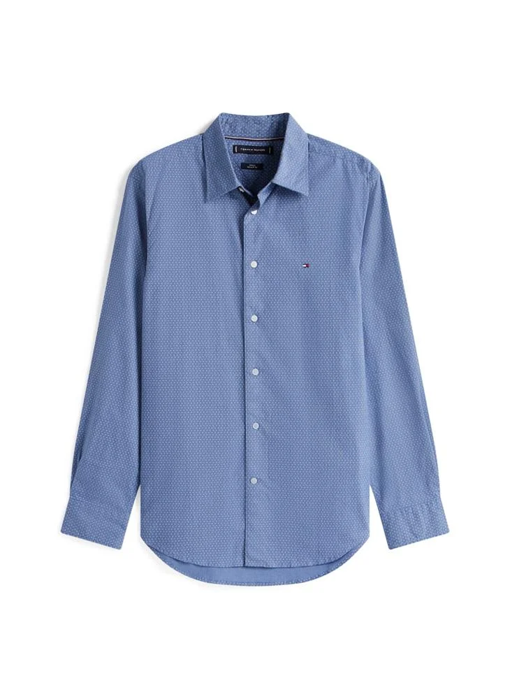 TOMMY HILFIGER Regular Fit Print Poplin Shirt