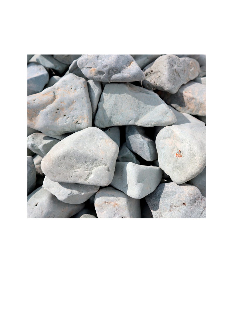 كنب حجر النهر الأخضر مادة الحديقة الطبيعية - Image 2