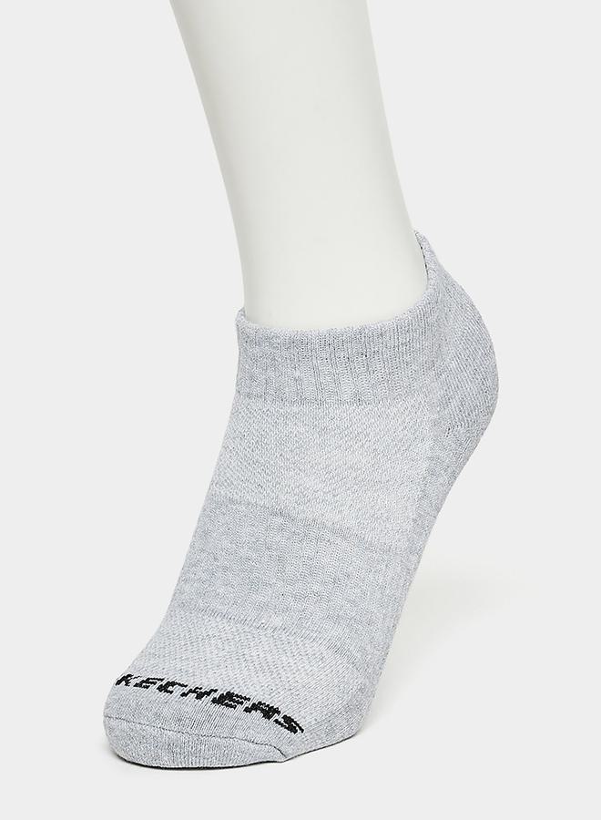 SKECHERS مجموعة من 3 جوارب بطول الكاحل نصف تيري - Image 4