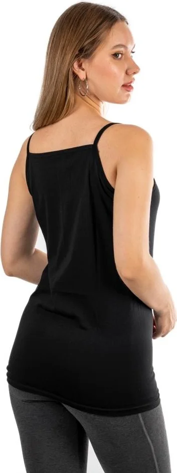 Gizem İç Giyim Gizem Underwear Black Thread Strap Women's Undershirt 6-pack