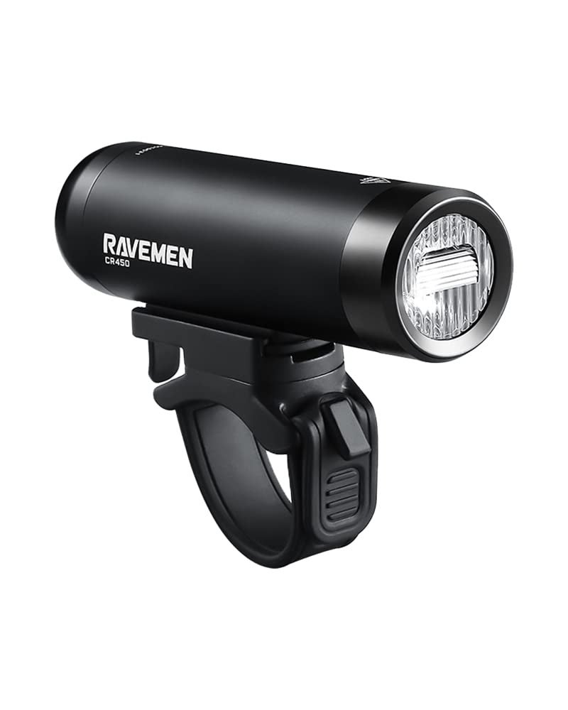 RAVEMEN CR450 USB Rechargeable Front Light - Image 1