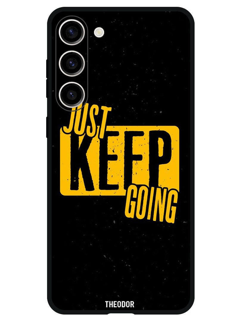 Theodor Protective Case Anti Scratch Shock Proof Bumper Cover For Samsung Galaxy S23 FE Keep going - Image 1