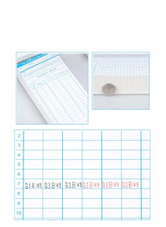 DSB DSB TC-6 Time Cards, 100/Pack  - Image 4