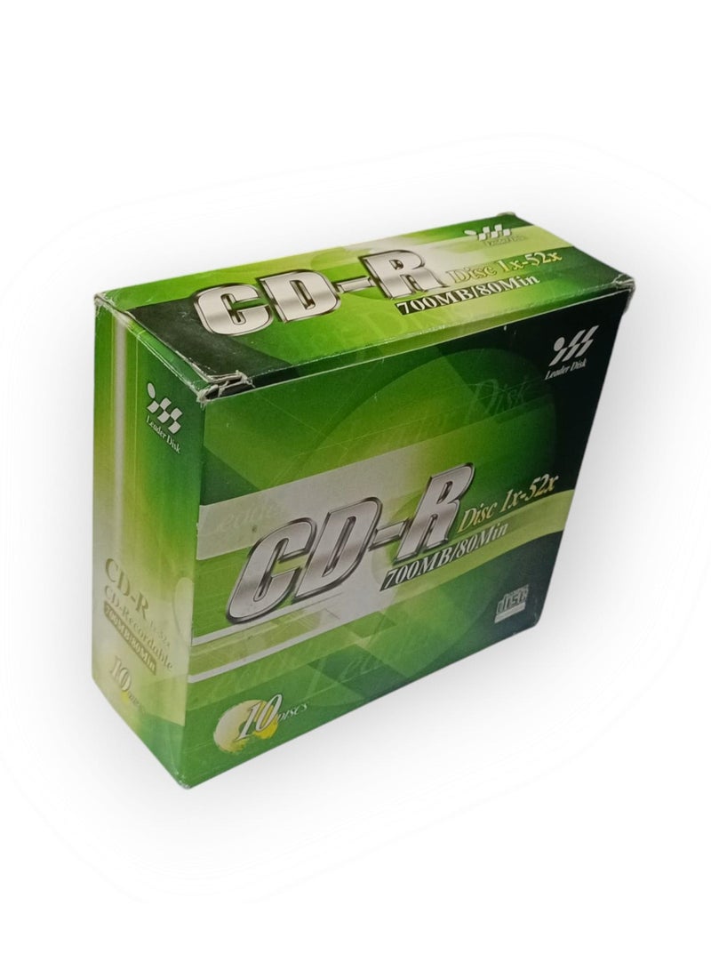 10-Piece CD-R 80 min 700 MB 52X - Image 2
