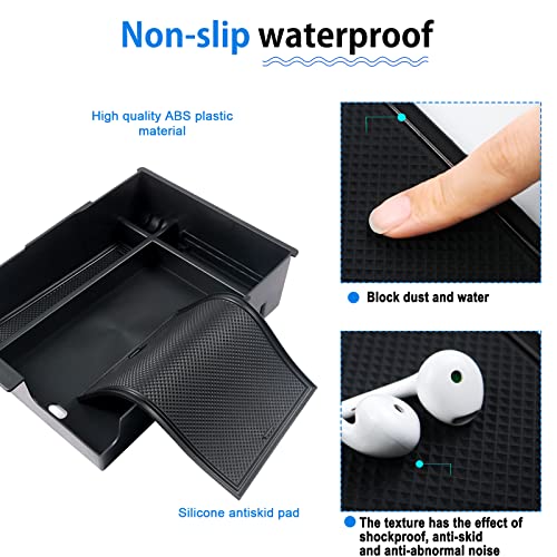 SHAOHAO For 2024 2025 Hyundai Palisade Center Console Organizer Tray for 2023 2024 2025 Hyundai Palisade SE/SEL/XRT/Limited/Calligraphy Armrest Storage Box Insert Tray Palisade 2024 2025 Accessories - Image 5
