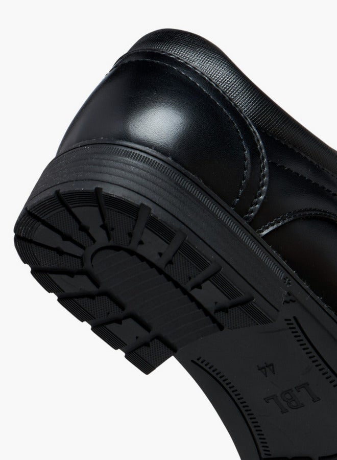 LBL by Shoexpress Solid Lace-Up Derby Shoes - Image 4