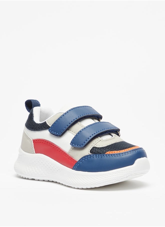LBL by Shoexpress - Boy's Paneled Sports Shoes with Hook and Loop Closure - Image 1
