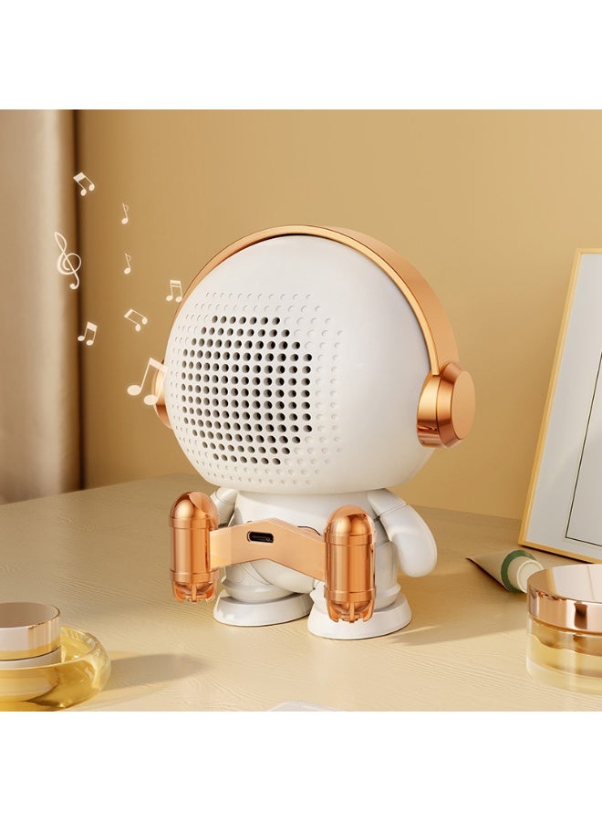 NIBEMINENT Astronaut Wireless Bluetooth Speaker Pair Desktop Seven-color Light Subwoofer Outdoor Speaker  - Image 2