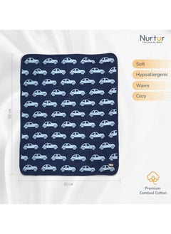 Nurtur Soft Baby Blankets For Boys And Girls 100% Combed Cotton Lightweight Fleece  - Image 2