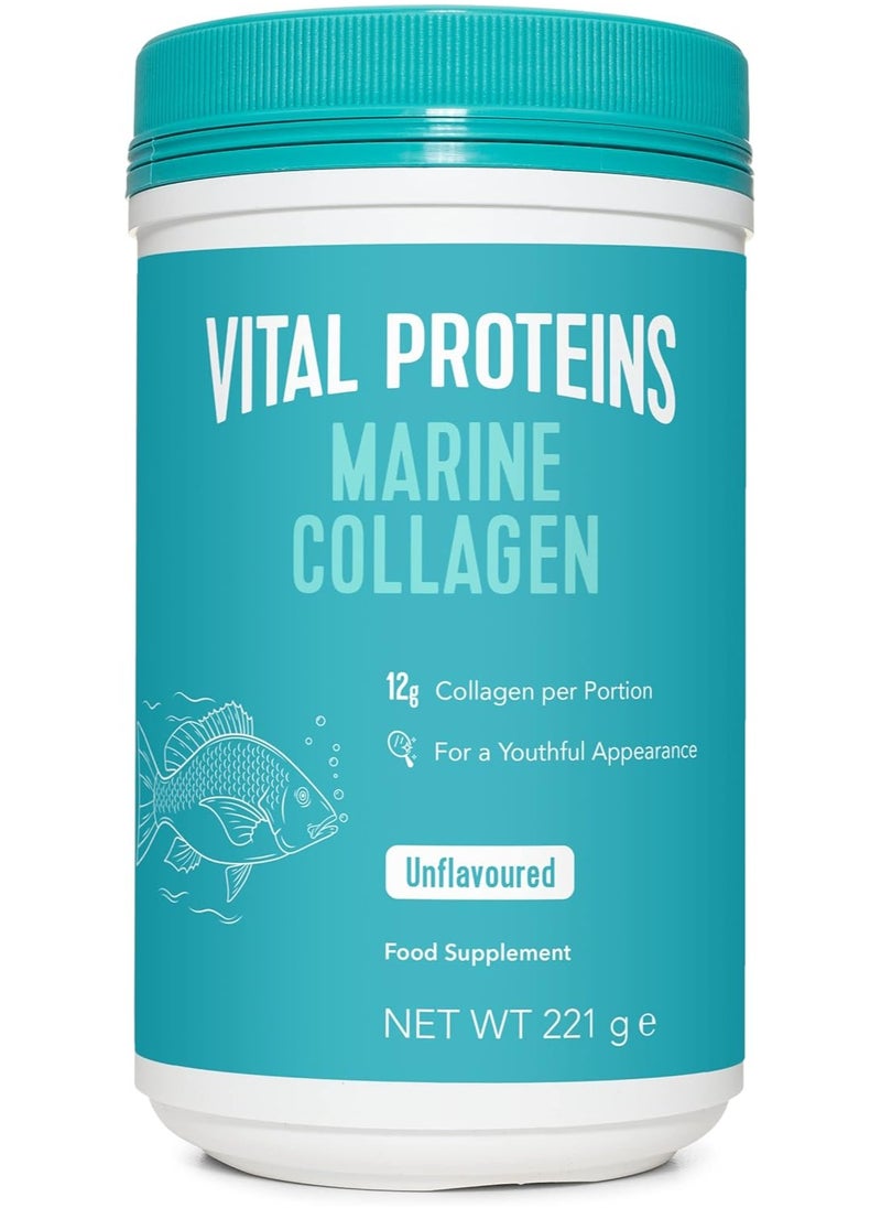 Vital Proteins - مسحوق ببتيدات الكولاجين البحري المكمل الغذائي للبشرة والشعر والأظافر والمفاصل - كولاجين محلل - 12 جرامًا لكل وجبة - عبوة 7.8 أونصة - Image 1