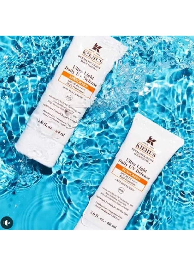 كييلز فوق الخفيفة اليومية دفاع الأشعة فوق البنفسجية واقي الشمس الوجه 60 مل ، SPF 50 PA +++ ، حماية عالية ومكافحة الشيخوخة - Image 4